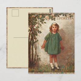 Cartão Postal Jessie Wilcox Smith "Lucretia" Little Girl