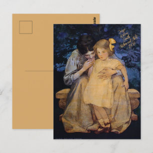 Cartão Postal Jessie Wilcox Smith Mãe e Filho