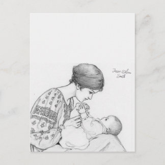 Cartão Postal Jessie Wilcox Smith Recém-Nascido Colorir Me