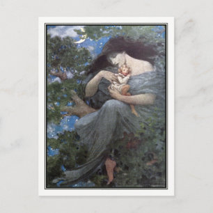 Cartão Postal Jessie Willcox Smith - A árvore da faia do Excelen