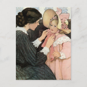 Cartão Postal Jessie Willcox Smith Mãe Filho Dia das Mães