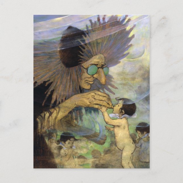 Cartão Postal Jessie Willcox Smith Water Babies CC0598 Cartão-po (Frente)