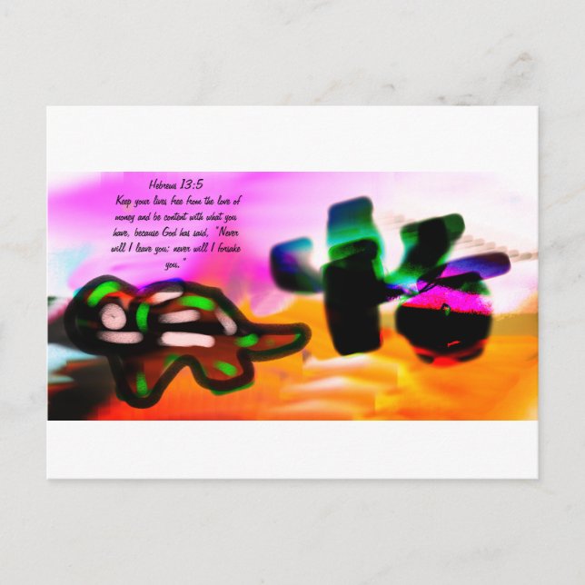 Cartão Postal Jesus ama (Frente)