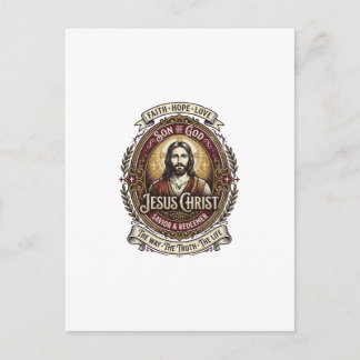 Cartão Postal Jesus Antiguidades Camiseta Gráfica de Relíquias A
