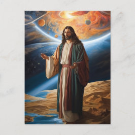 Cartão Postal *~* Jesus Arms Planeta Universo Terra AP50 Cosmos