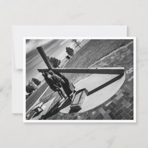 Cartão Postal Jesus Carregar Sua Cruz