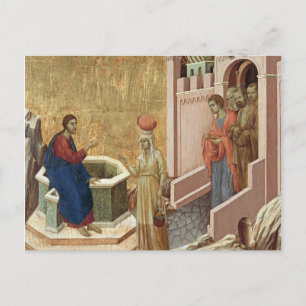 Cartão Postal Jesus com a Mulher no Bem