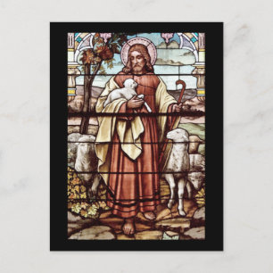 Cartão Postal Jesus com Suas Ovelhas