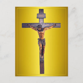 Cartão Postal Jesus Cristo o Crucifixo Salvador