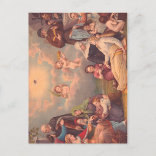 Cartão Postal Jesus cura uma história bíblica