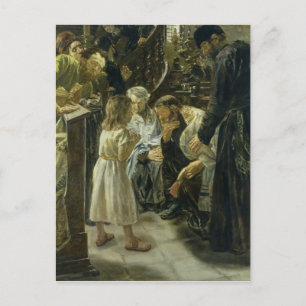 Cartão Postal Jesus de doze anos no Templo, 1879