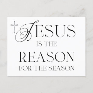 Cartão Postal "Jesus é a razão da época"