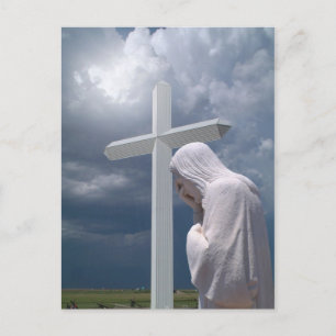 Cartão Postal Jesus e Cruz