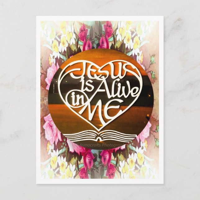 Cartão Postal JESUS é & O Consolador ...Cartão-postal (Frente)