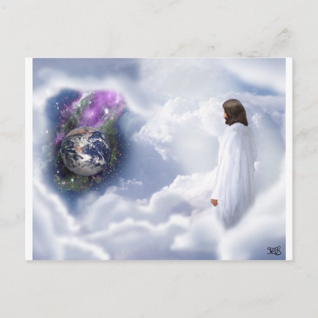 Cartão Postal Jesus está assistindo (Frente)