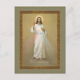 Cartão Postal Jesus Eu Confio Em Você