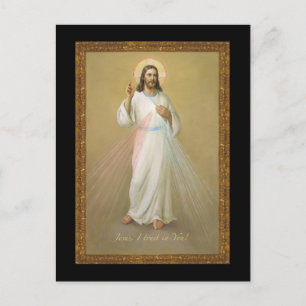 Cartão Postal Jesus Eu Confio Em Você