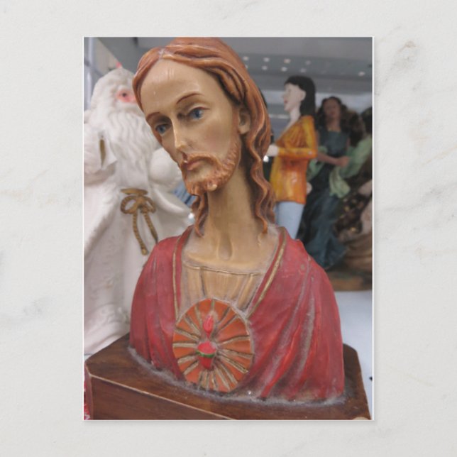 Cartão Postal Jesus Figurine (Frente)