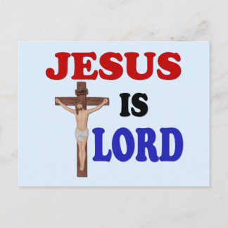 CARTÃO POSTAL JESUS IS LORD