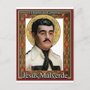 Cartão Postal Jesus Malverde , O Generoso Bandido