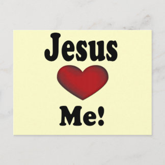 Cartão Postal Jesus me ama