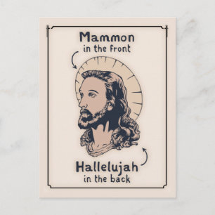 Cartão Postal Jesus Mullet