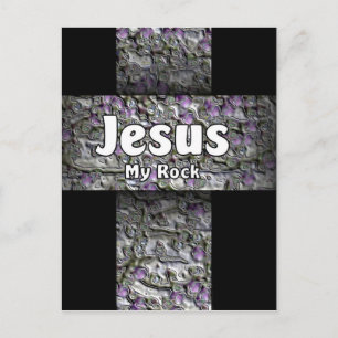 Cartão Postal Jesus My Rock