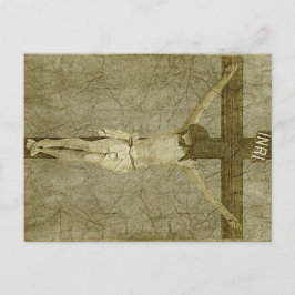 Cartão Postal Jesus na Cruz