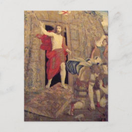 Cartão Postal Jesus no Tapeçaria da Ressurreição no Vaticano