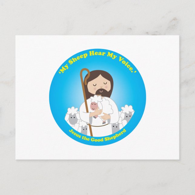 Cartão Postal Jesus, o Bom Pastor (Frente)