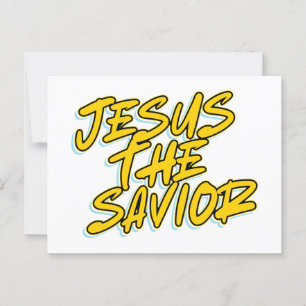 CARTÃO POSTAL JESUS O SAVIOR