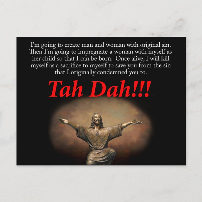 Cartão Postal Jesus.  Tá feito!!! (Frente)