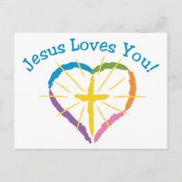 Cartão Postal Jesus te ama