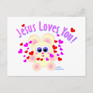 Cartão Postal Jesus te ama design