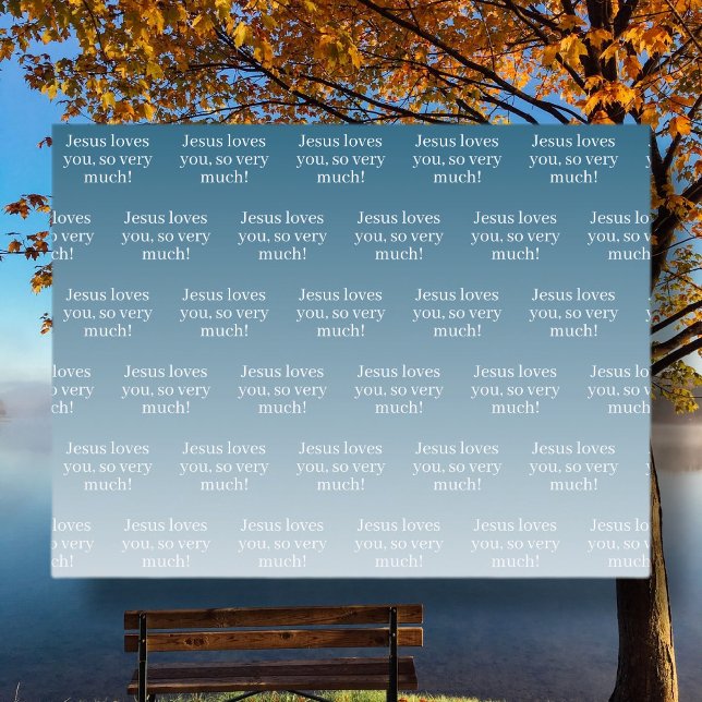 Cartão Postal Jesus te ama muito! (Criador carregado)