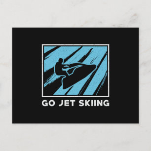 Cartão Postal Jet Ski Go Jet Skiing Water Sports Beach Jetski