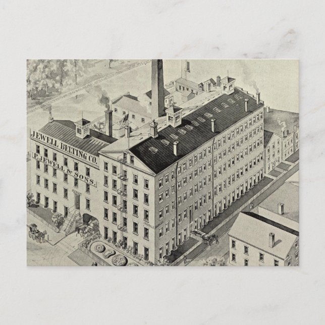 Cartão Postal Jewell Belting Co (Frente)