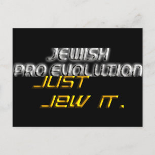 Cartão Postal Jewish Pro Evolution