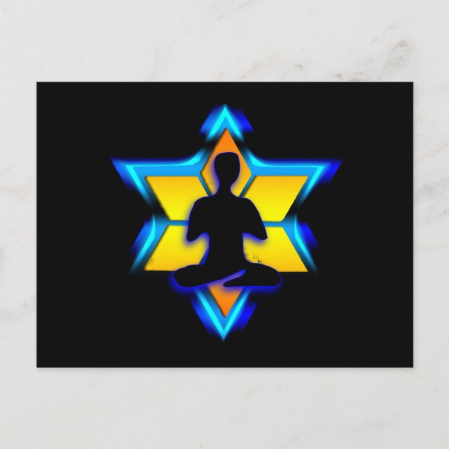 Cartão Postal Jewish Yoga (Frente)