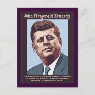Cartão Postal JFK - Medida