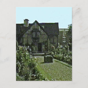 Cartão Postal jGibn do lugar de nascimento de Stratford-em