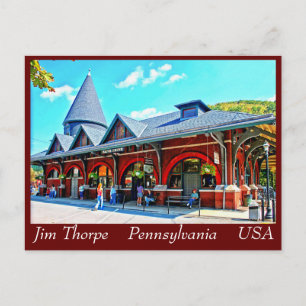 Cartão Postal Jim Thorpe Pa. Cartão-postal 21