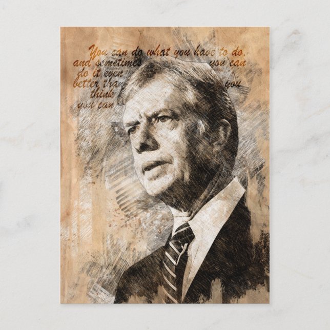 Cartão Postal Jimmy Carter (Frente)