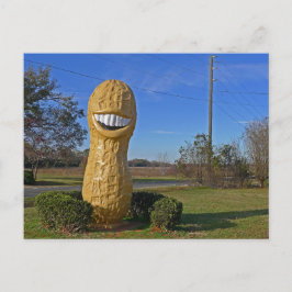 Cartão Postal Jimmy Carter Smiling Peanut - Plains GA