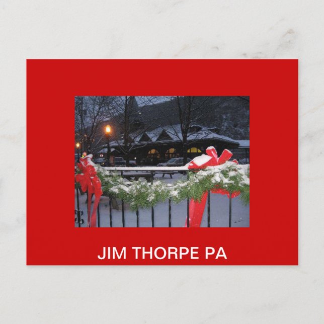 Cartão Postal JimThorpeStationLg, JIM THORPE PA (Frente)