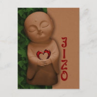 Jizō segurando um coração CC0796 Simpatia