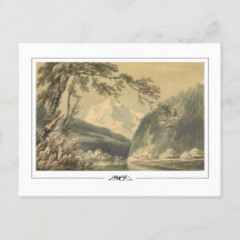 JMW Turner #546-3 - Cartão-postal de arte