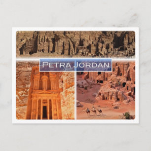Cartão Postal JO Jordan - Petra -