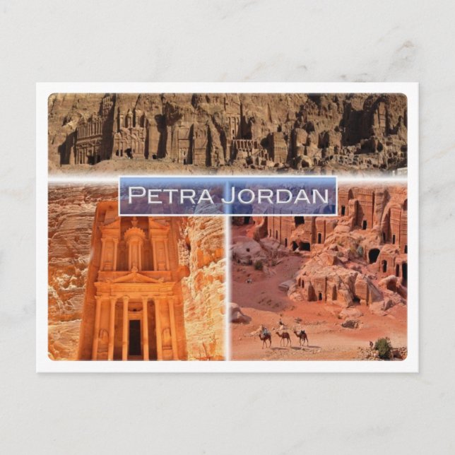 Cartão Postal JO Jordan - Petra - (Frente)