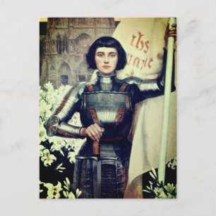 Cartão Postal Joan of Arc (ilustração Albert Lynch)